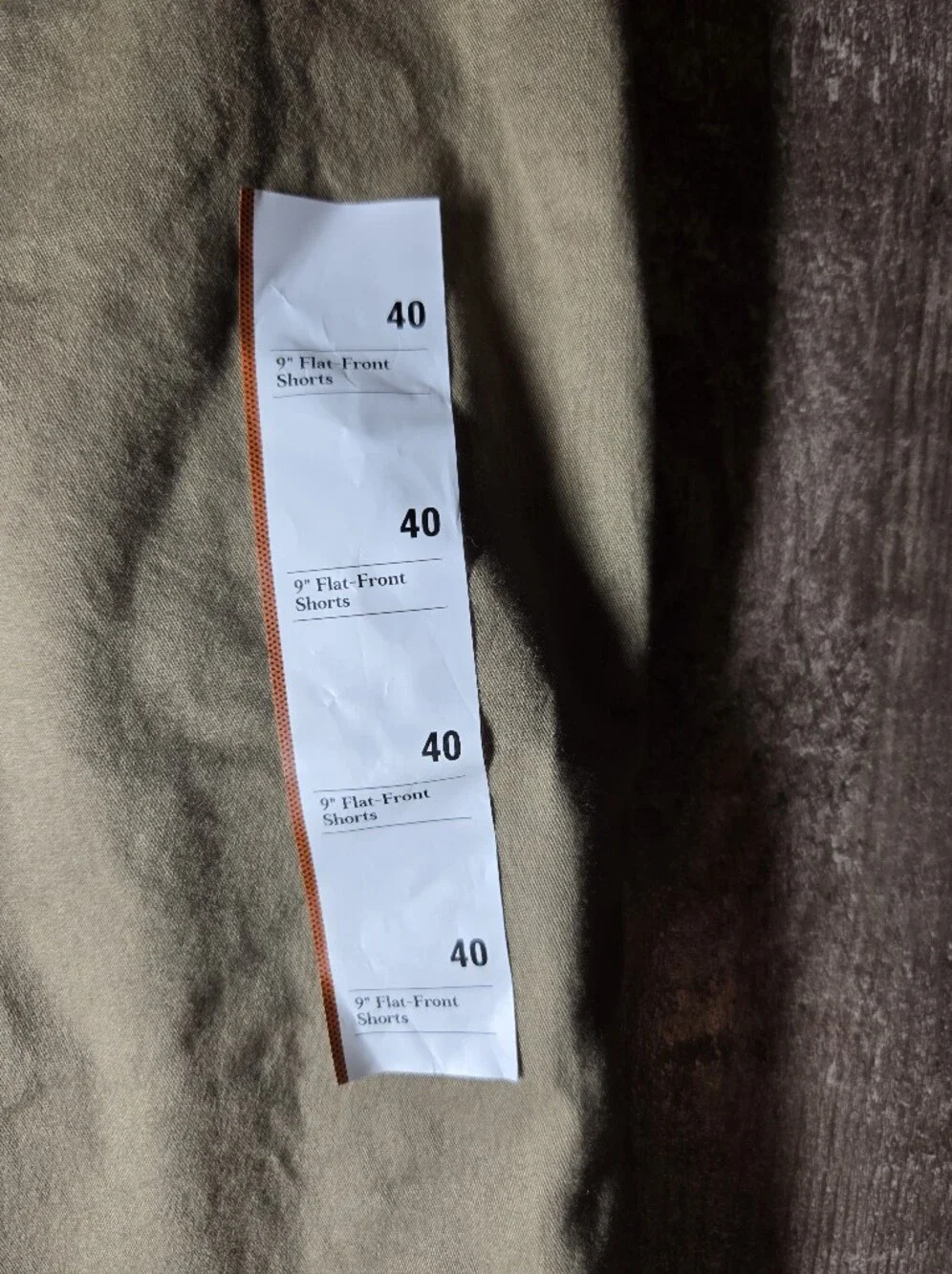 NWT Goodfellow & Co Men’s Light Khaki Flat‑Front Shorts Size 40